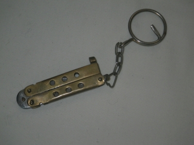 Vintage Key Chain Butterfly Knife