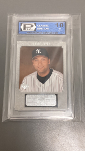 Graded 2003 Upper Deck Derek Jeter Card