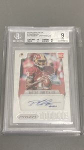 2012 Panini Prizm Autographed Robert Griffin III Card