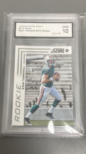 Graded 2012 Score Ryan Tannehill Rookie Card