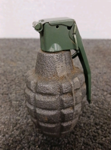 WWII US MK2 Pineapple Type Hand Grenade, Inert