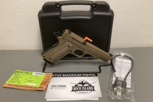 Rock Island 1911 22Mag Pistol-New&mdash; XTM028560