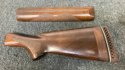 Wooden Stock And Forend For Shotgun