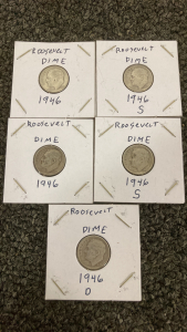 1946 Roosevelt Dimes