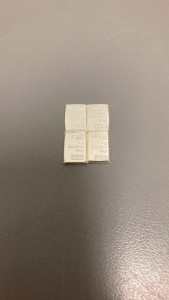 (4) 1 Gram .999 Fine Silver Bars&mdash; Verified Authentic