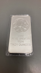 10 Troy Ounce .999 Fine Silver Bar&mdash; Verified Authentic