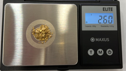 2.60 Grams of Gold Nuggets