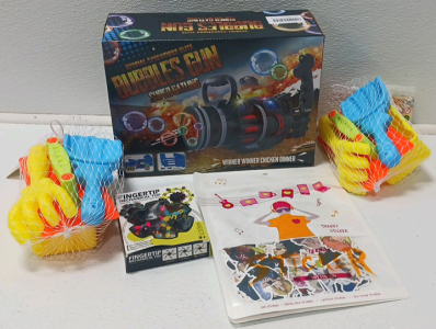 Special Operations Elite Bubble Gun Super Gatling, Fingertip Mechanical Top, Sand Toys And Stuckers