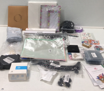 Various Crafting Supplies Including Resin Molds, Heat Press Machine, Sewing and Patching Items, Ribbons and More