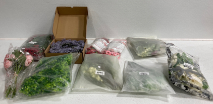 Lot Of Artificial Flowers