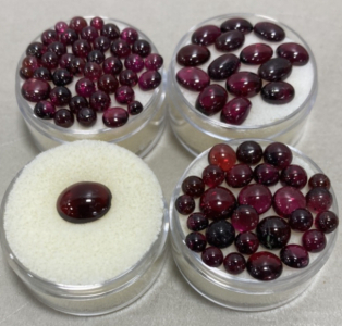 Garnet Cabochon Precious Gemstones