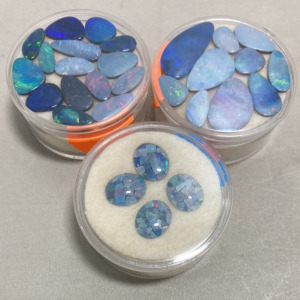 Opal On Ironstone Cut And Polished, Mosaic Opal