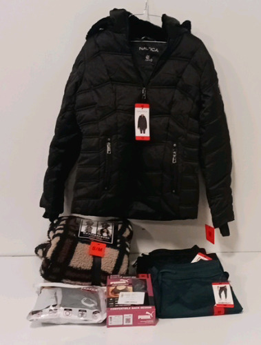 COSTCO CLOTHING - NEW Nautica Coat, Weatherproof Reversible Plush Jacket, Undershirts, Joggers And Bras