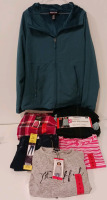 COSTCO CLOTHING - NEW Kirkland Fleece Lined Jacket, Full Zip Hoodies, Blouses And Jeans