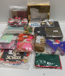 Various Holiday and Party Decor: Graduation, Valentine&rsquo;s, 4th of July, Back to School, and more