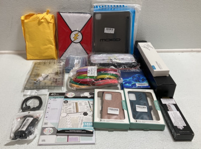 (3) iPad Pro 11 Cases, Sailor Moon Switch Case, (2) Phone Cases, (2) LED TV Backlights, Planner Pages and Stickers, Desk Mat, Laptop Stand, Selfie Stand, Bluelight Glasses and More