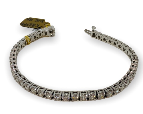 $47,832 Value, 18K Diamond Bracelet