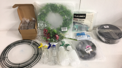 Spray Bottles - Fake Flowers - Canning Lids - Pillow Covers