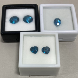 Various Cut And Faceted Precious Gemstones&hellip;Blue Topaz