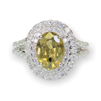 $14,580 Value, 18K GIA Alexandrite & Diamond Ring