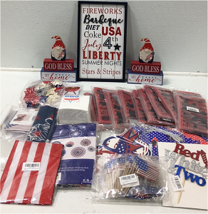 Various Fourth Of July Party Decorations and Home Decor