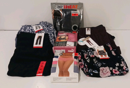 COSTCO CLOTHING - NEW Pull On Pants, Joggers, Shorts, Underwear And Puma Performance Spirts Bras