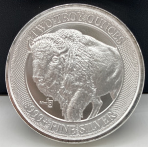 2 Troy Oz Fine Silver Coin