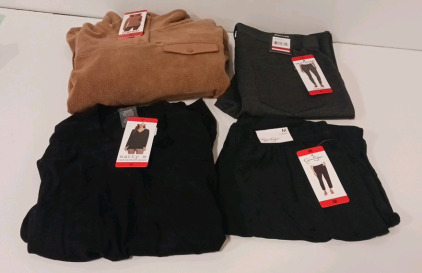COSTCO CLOTHING - NEW Slacks, Sweater And Pullover Fleece