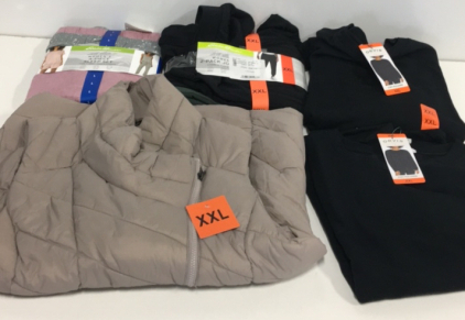 COSTCO CLOTHING - NEW (2) Orvis Cozy Pullovers (1) Nicole Miller Puffy Vest (1) Eddie Bauer Womens 4-Piece Pajama Set (1) Eddie Bauer 2-Pack Jogging Pants