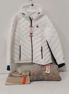 COSTCO CLOTHING - NEW Tommy Hilfiger Coat, Button Up Jacket And Sweater