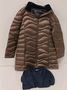 COSTCO CLOTHING - NEW Andrew Marc Packable Lightweight Premium Down Coat And Ella Moss Sweater