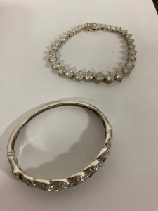2-925 Silver CZ Bracelets