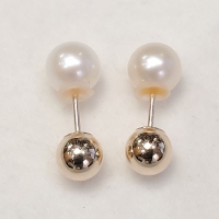 $200 10K F.W. Pearl Earrings