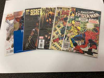 Stack of comic books