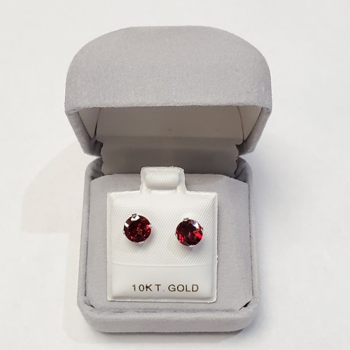 $300 10K Garnet(1.8ct) Earrings