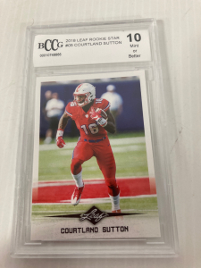 Graded sports card