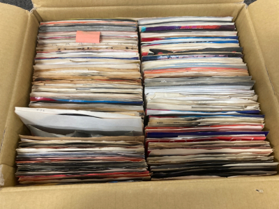Box of .45 records