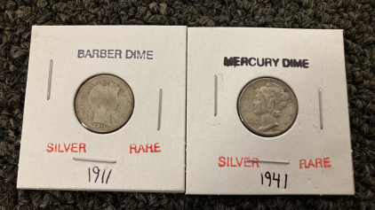 Silver Rare Collection Dimes