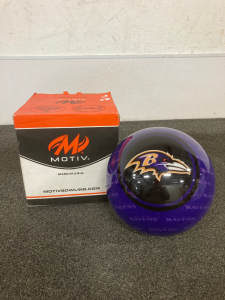 New Undrilled Ravens Bowling Ball