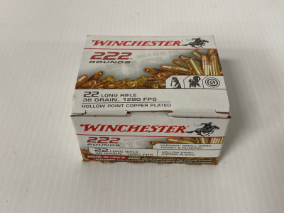 Box of Winchester 22 Long Rifle 36 Gr.