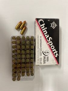 Box of 9 mm Para 124 Gr.