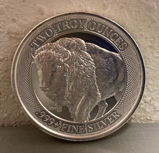 MintID 2 Troy Ounce .999 Fine Silver Round - Verified Authentic