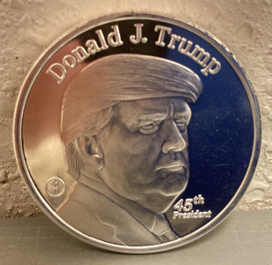 Donald Trump One Troy Ounce .999 Fine Silver Round - Verified Authentic