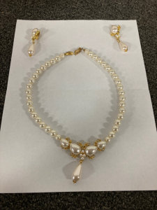 The BON Marche Necklace And Earrings