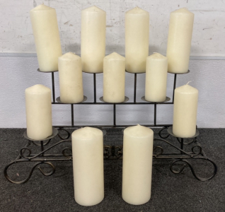 Candle Holder & Piller Candles