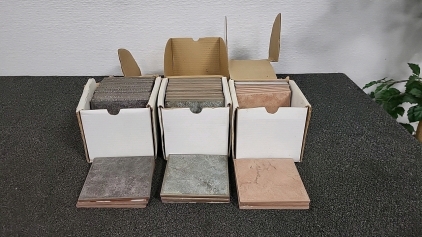 (3) Boxes of Tiles