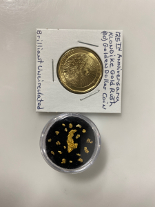 Alaska/ Klondike Gold Nuggets and Gold Rush Coin