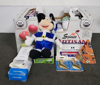 Stuffed Mickey Mouse, Ankle Support Brace, Candle, Handrail Support Brackets and More