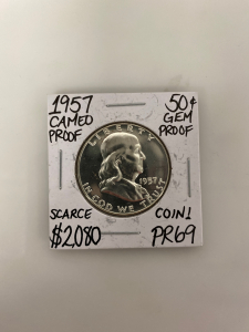 1957 Cameo Proof Jefferson Half Dollar