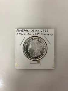 Morgan 1/2 Oz.999 Fine Silver round